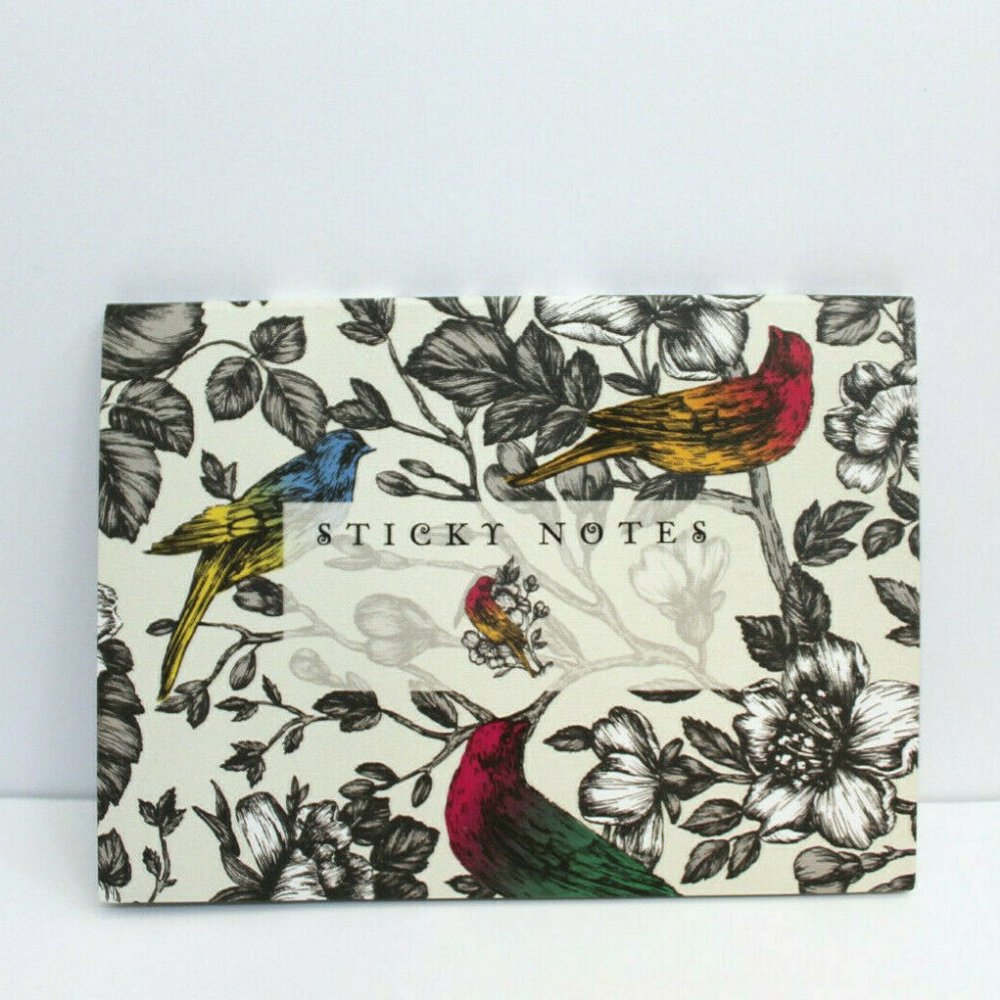 Paperchase Flower & Bird Sticky Note Set